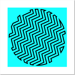 ZigZag sphere Posters and Art